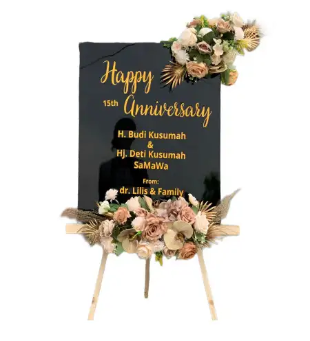 Papan Bunga Akrilik Repaking