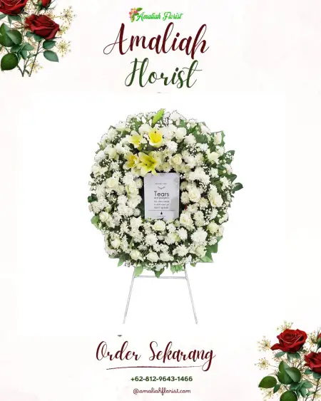 Krans Bunga Duka Repaking